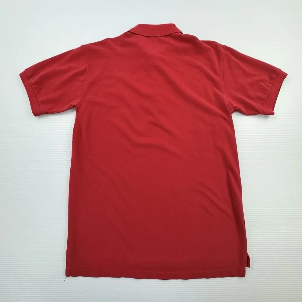Vintage Antigua New York Giants Polo Shirt Mens L Red Embroidered NFL